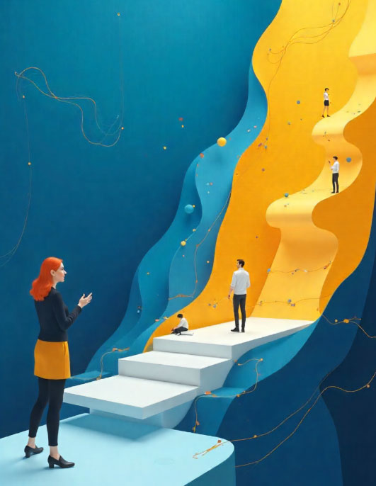 woman speaking to a group